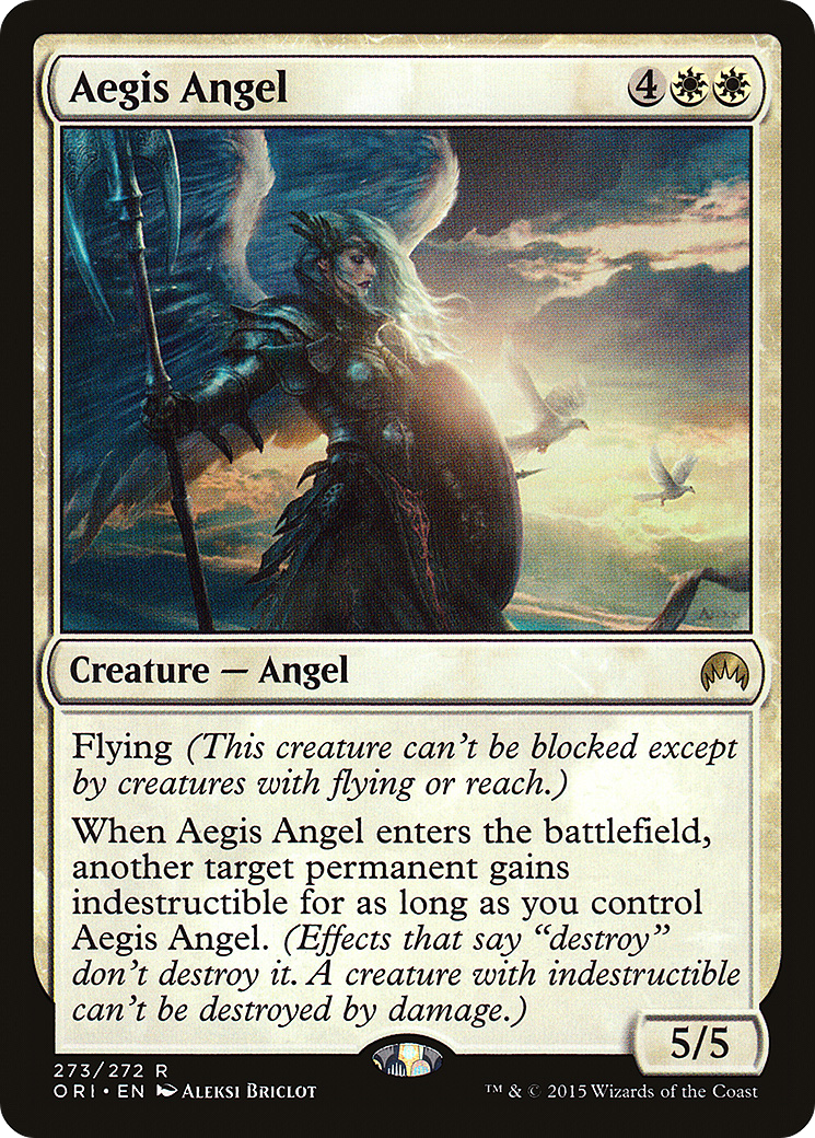 Aegis Angel (ORI-273) - Magic Origins Foil | Grognard Games