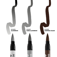AK Interactive Real Colors Markers Chipping - Set 3 Real Colors Markers | Grognard Games