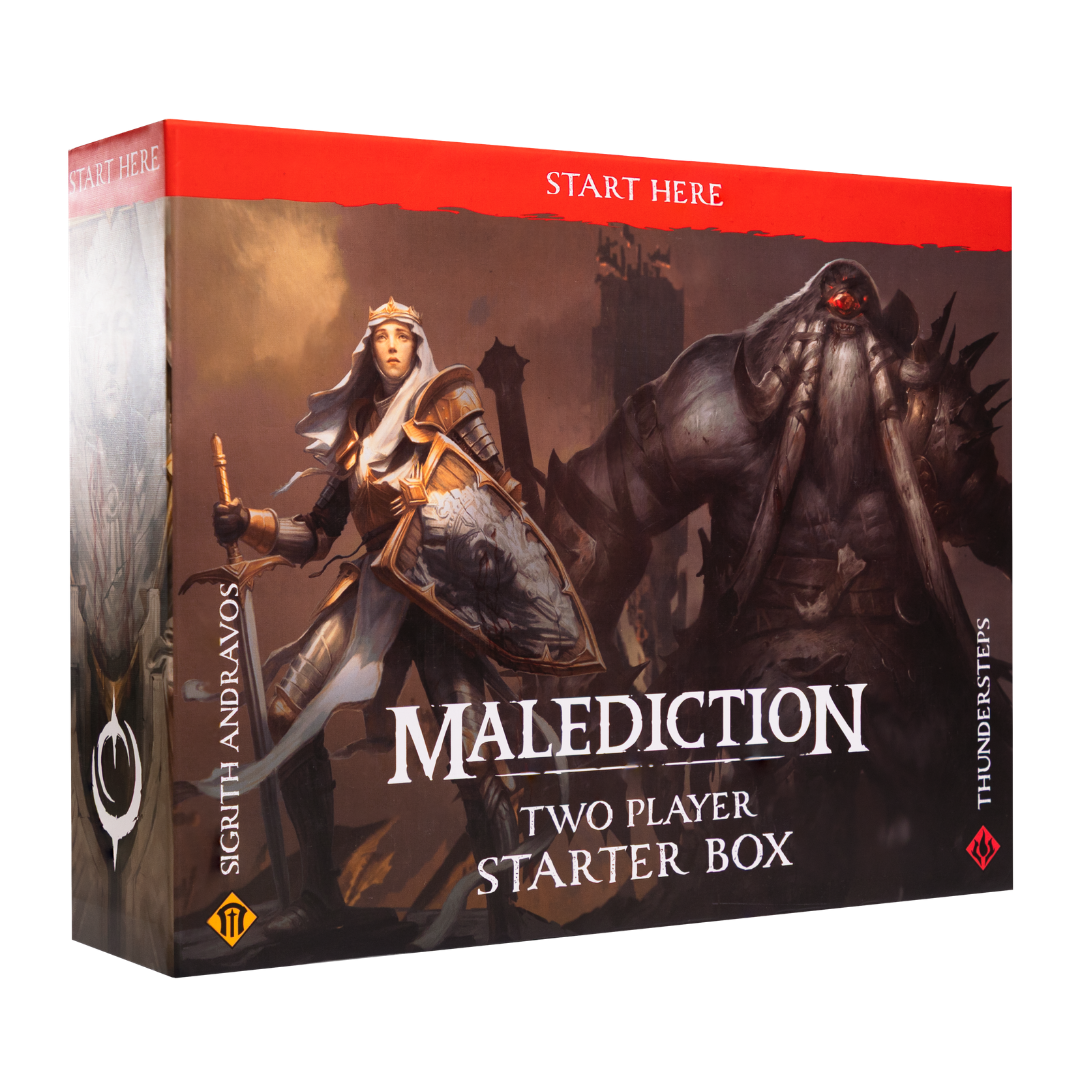 Malediction Miniatures Game - Two Player Starter Box: Sigrith vs Thundersteps (Pre-order Now!) | Grognard Games