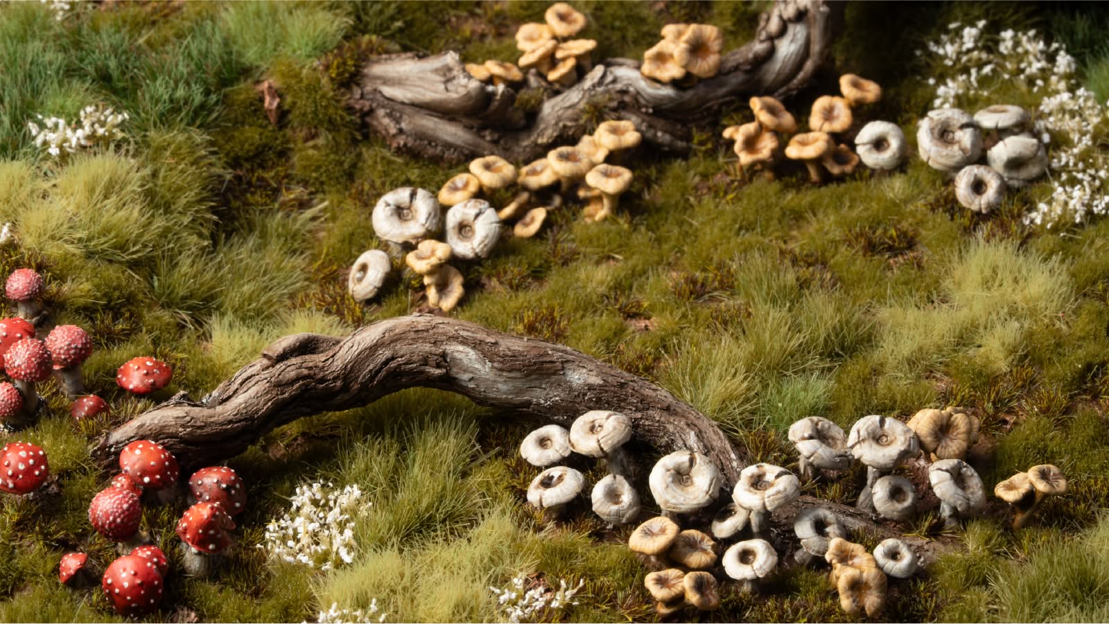 Gamers Grass: Forest Mushrooms Basing Bits | Grognard Games