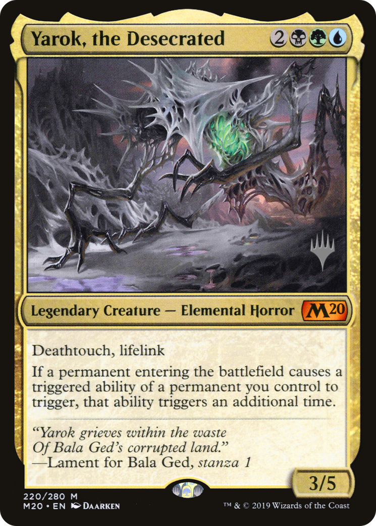 Yarok, the Desecrated(Promo Pack) [Core Set 2020 Promos] | Grognard Games