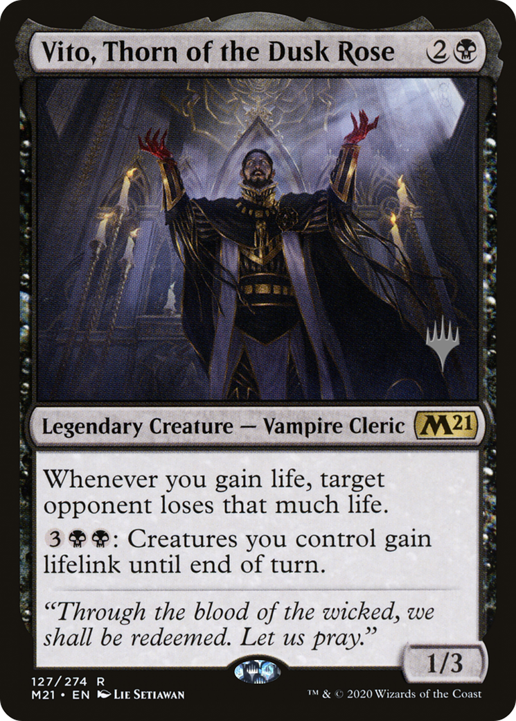 Vito, Thorn of the Dusk Rose (Promo Pack) [Core Set 2021 Promos] | Grognard Games