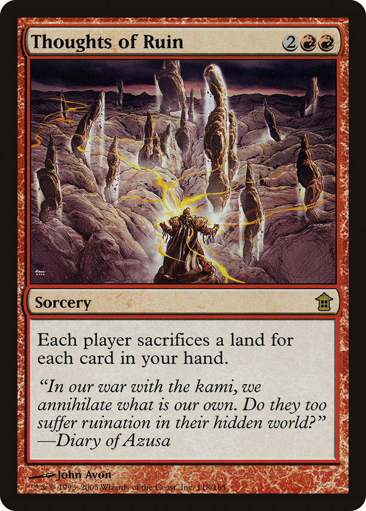 Thoughts of Ruin [Saviors of Kamigawa] | Grognard Games