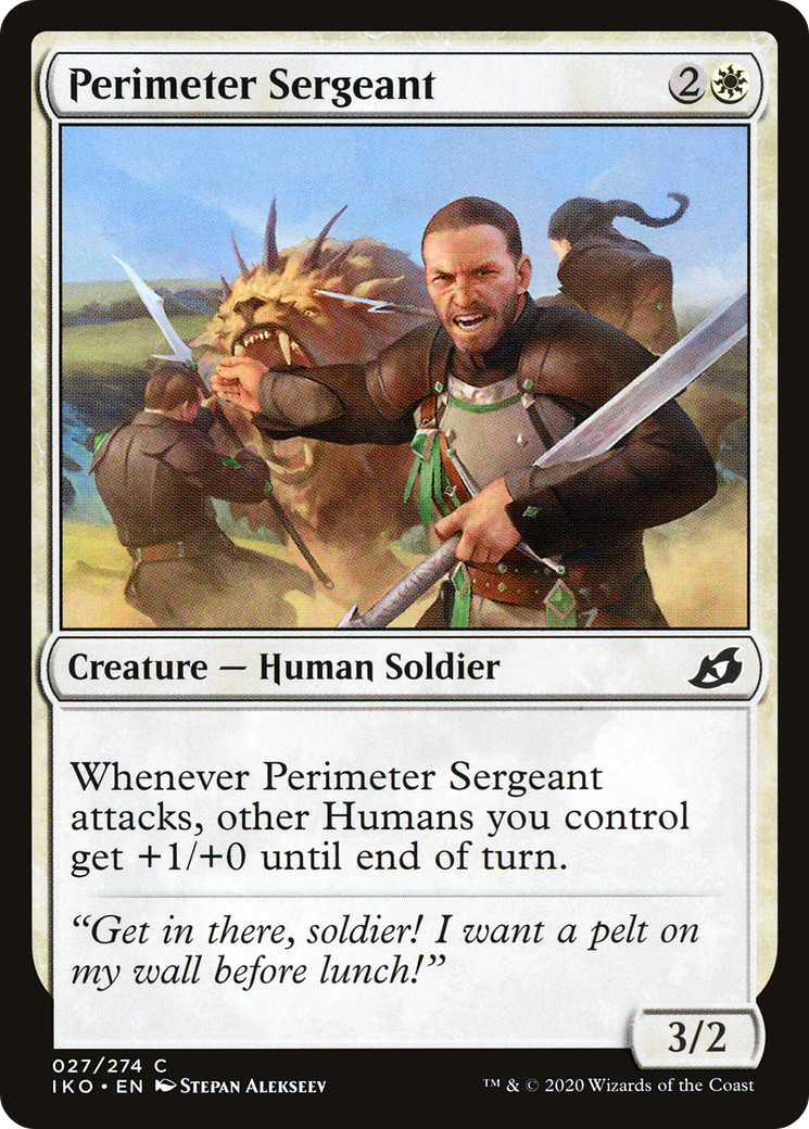 Perimeter Sergeant [Ikoria: Lair of Behemoths] | Grognard Games