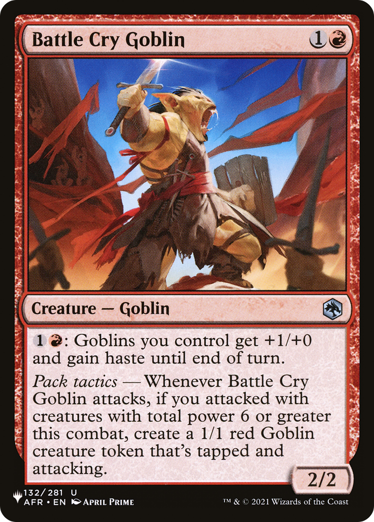 Battle Cry Goblin [The List] | Grognard Games