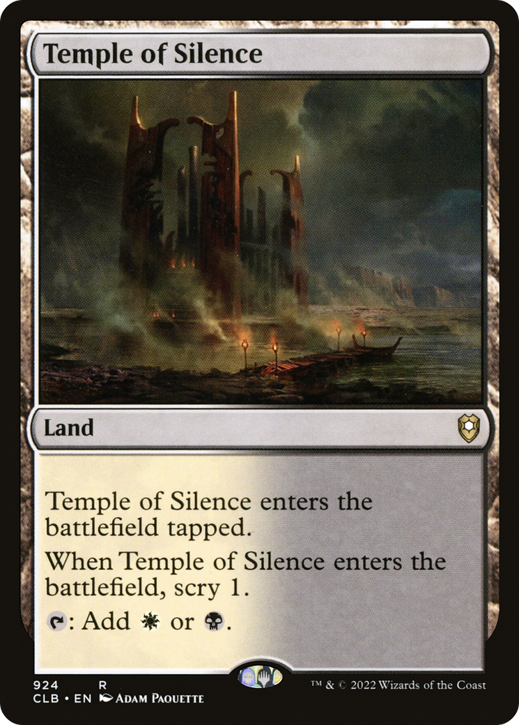 Temple of Silence [Commander Legends: Battle for Baldur's Gate] | Grognard Games