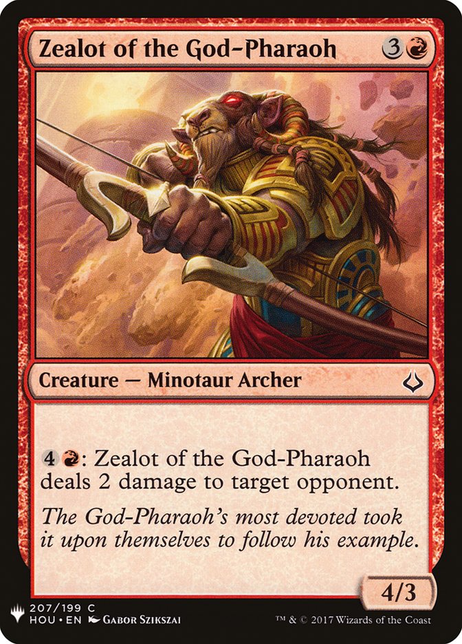 Zealot of the God-Pharaoh [Mystery Booster] | Grognard Games