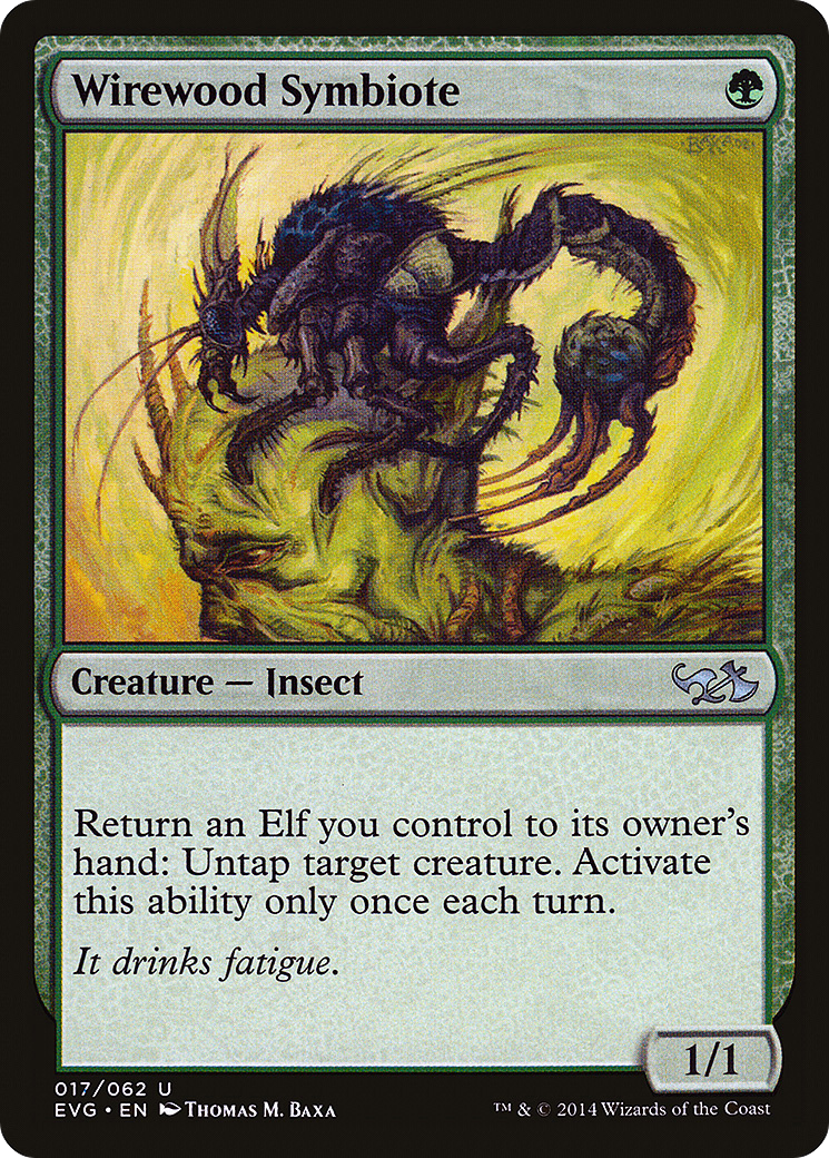 Wirewood Symbiote (DD3-) - Duel Decks Anthology: Elves vs. Goblins Foil | Grognard Games