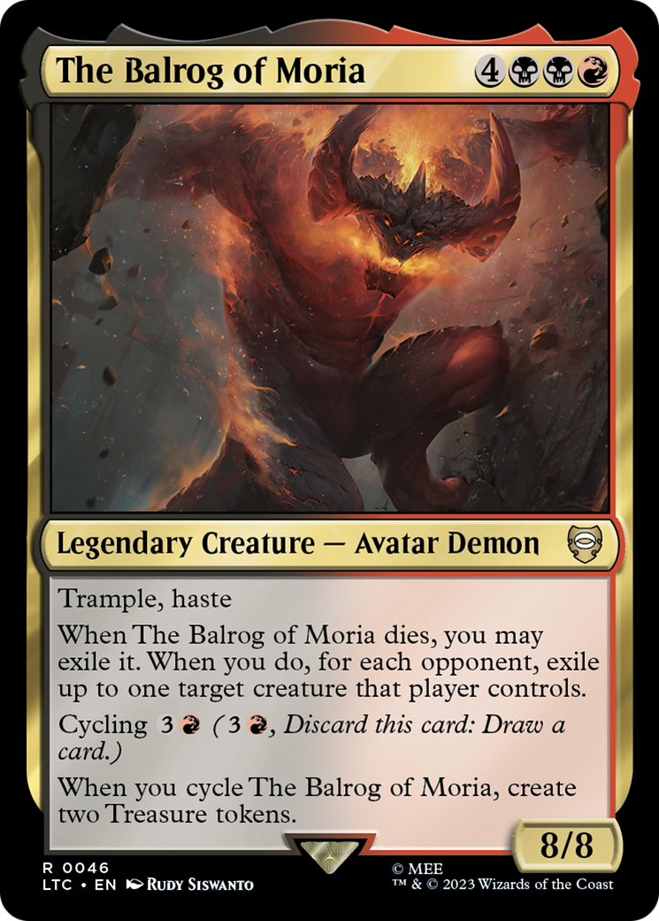 The Balrog of Moria [The Lord of the Rings: Tales of Middle-Earth Commander] | Grognard Games