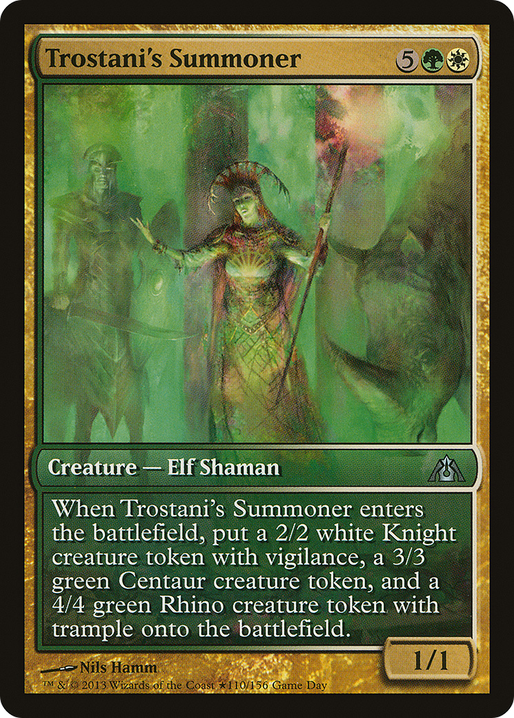 Trostani's Summoner (Game Day) [Dragon's Maze Promos] | Grognard Games
