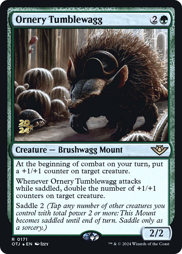 Ornery Tumblewagg [Outlaws of Thunder Junction Prerelease Promos] | Grognard Games