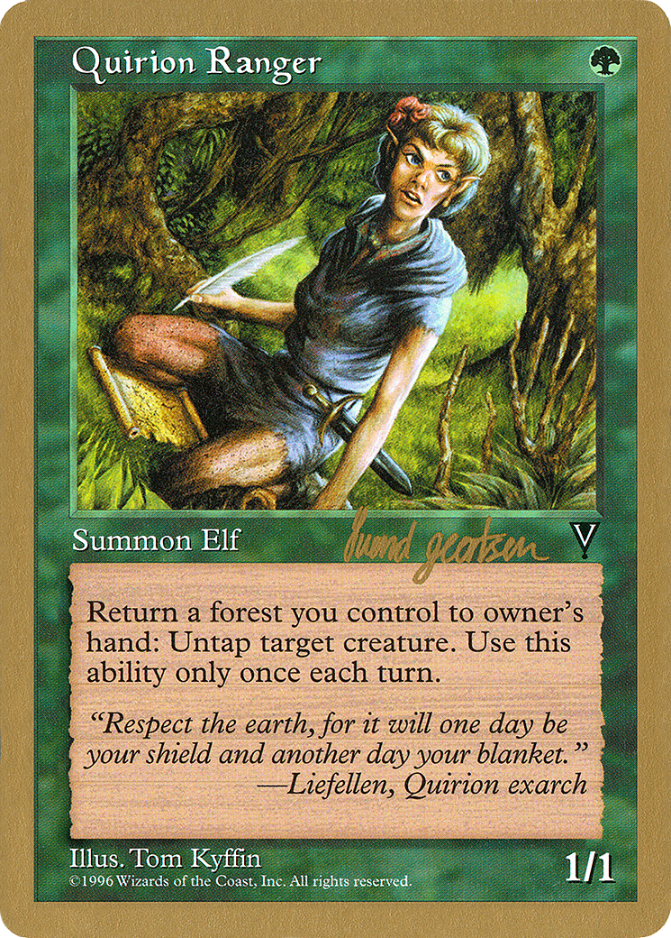 Quirion Ranger (Svend Geertsen) [World Championship Decks 1997] | Grognard Games