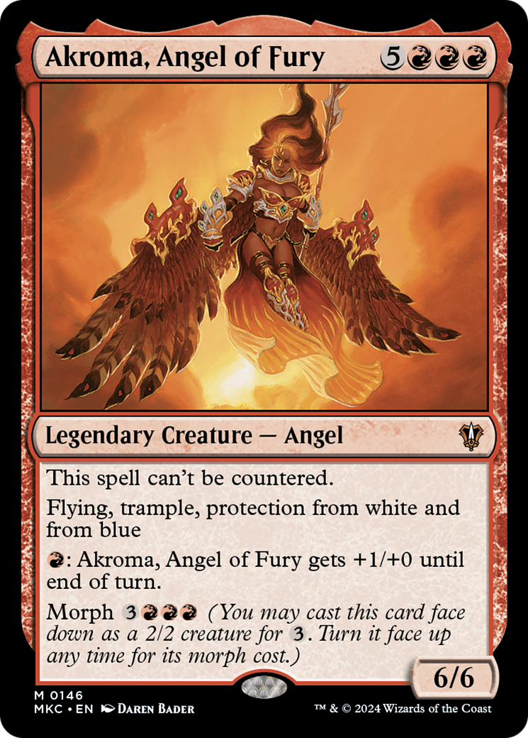 Akroma, Angel of Fury [Murders at Karlov Manor Commander] | Grognard Games
