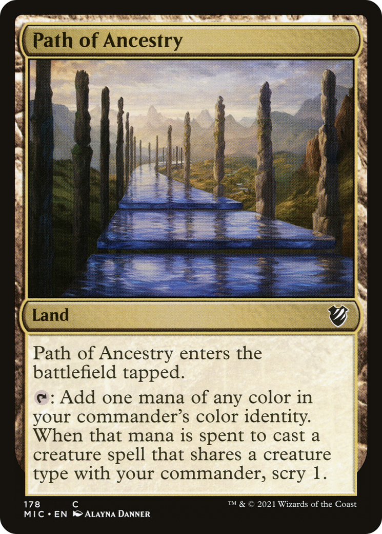 Path of Ancestry [Innistrad: Midnight Hunt Commander] | Grognard Games
