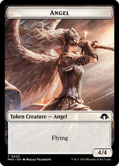 Eldrazi Spawn // Angel Double-Sided Token [Modern Horizons 3 Tokens] | Grognard Games