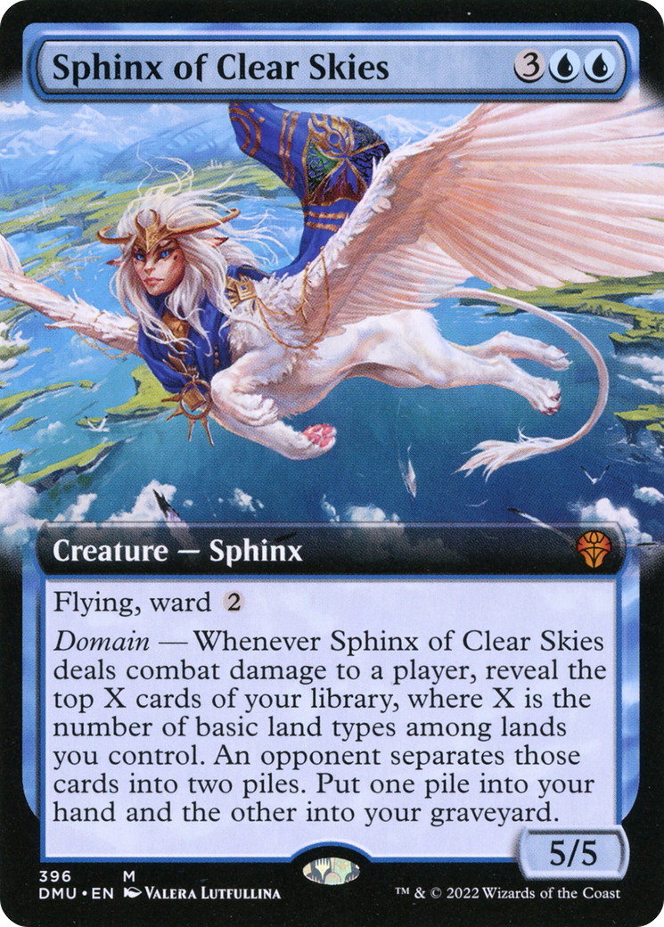 Sphinx of Clear Skies (Extended Art) [Dominaria United] | Grognard Games