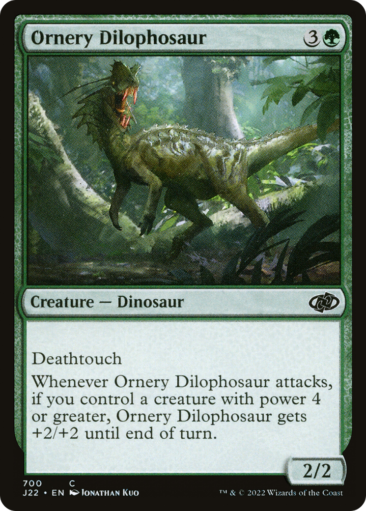 Ornery Dilophosaur [Jumpstart 2022] | Grognard Games