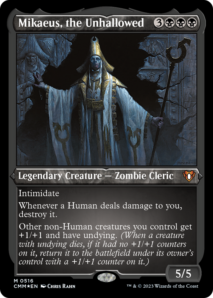 Mikaeus, the Unhallowed (Foil Etched) [Commander Masters] | Grognard Games