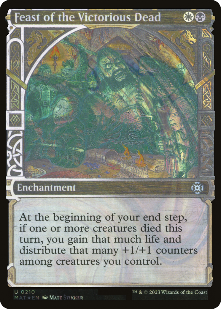 Feast of the Victorious Dead (Showcase Halo Foil) [March of the Machine: The Aftermath] | Grognard Games