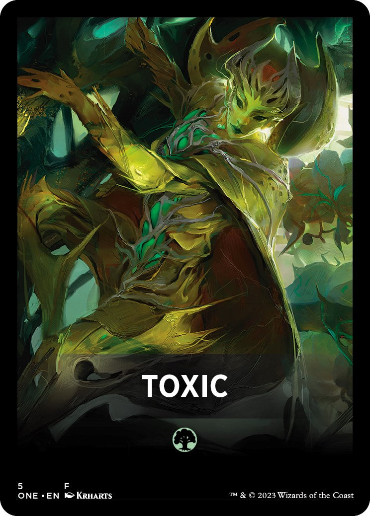 Toxic Theme Card [Phyrexia: All Will Be One Tokens] | Grognard Games