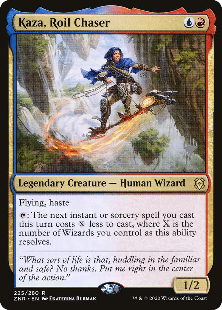 Kaza, Roil Chaser (Promo Pack) [Zendikar Rising Promos] | Grognard Games