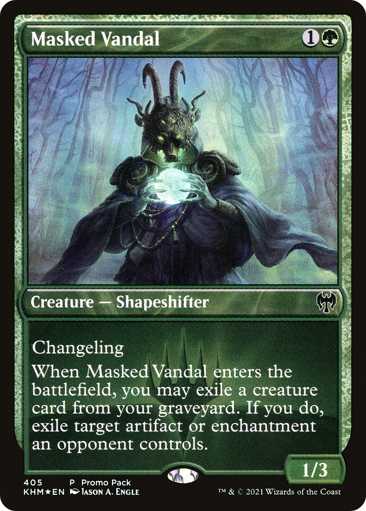 Masked Vandal [Kaldheim Promos] | Grognard Games