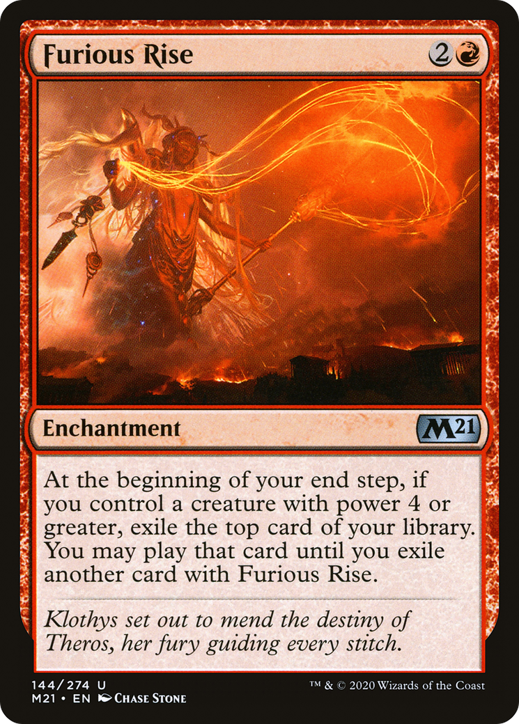 Furious Rise (M21-144) - Core Set 2021 Foil | Grognard Games