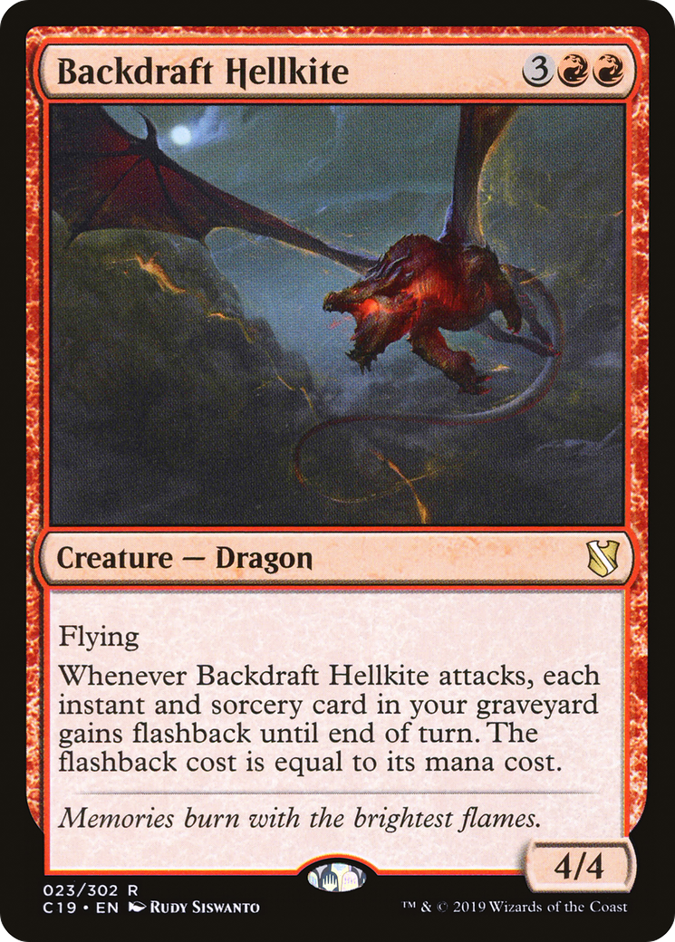 Backdraft Hellkite [Commander 2019] | Grognard Games