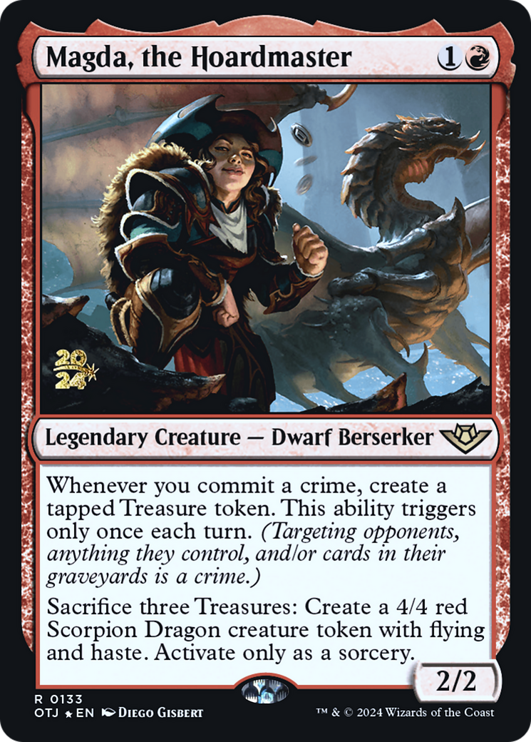 Magda, the Hoardmaster [Outlaws of Thunder Junction Prerelease Promos] | Grognard Games