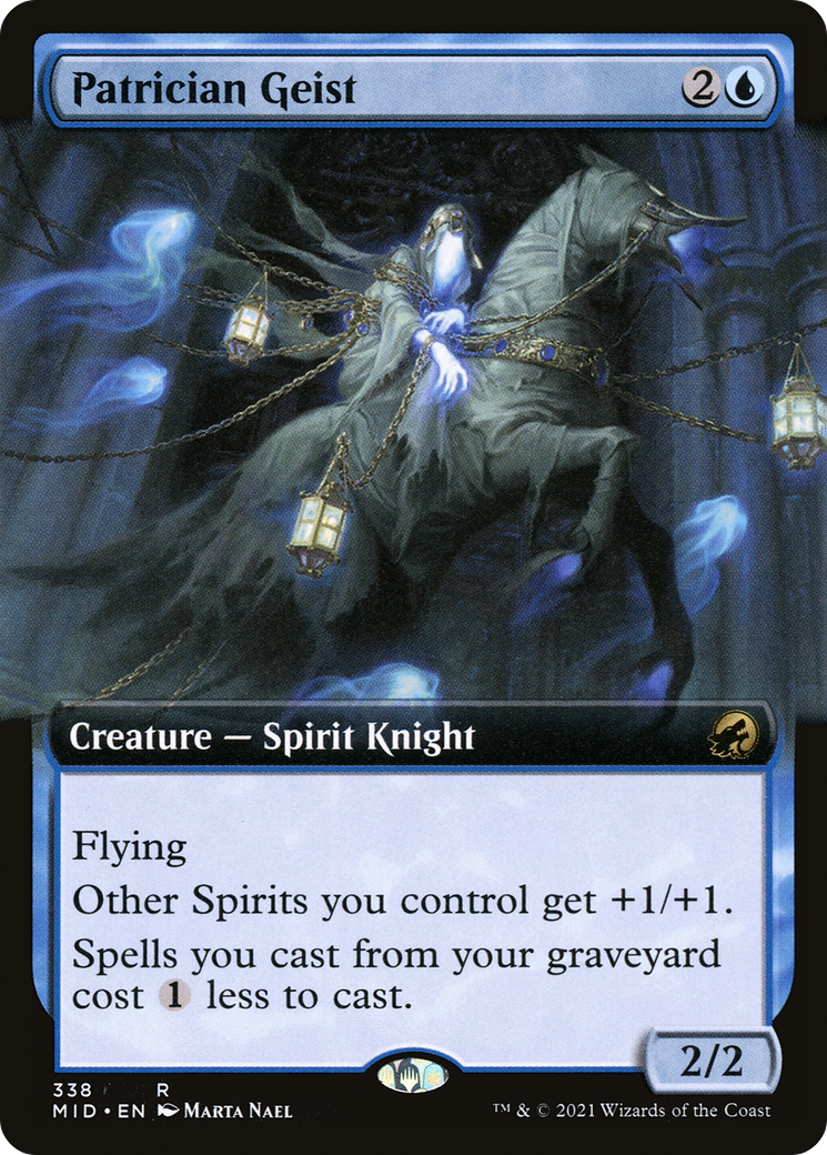 Patrician Geist (Extended) [Innistrad: Midnight Hunt] | Grognard Games