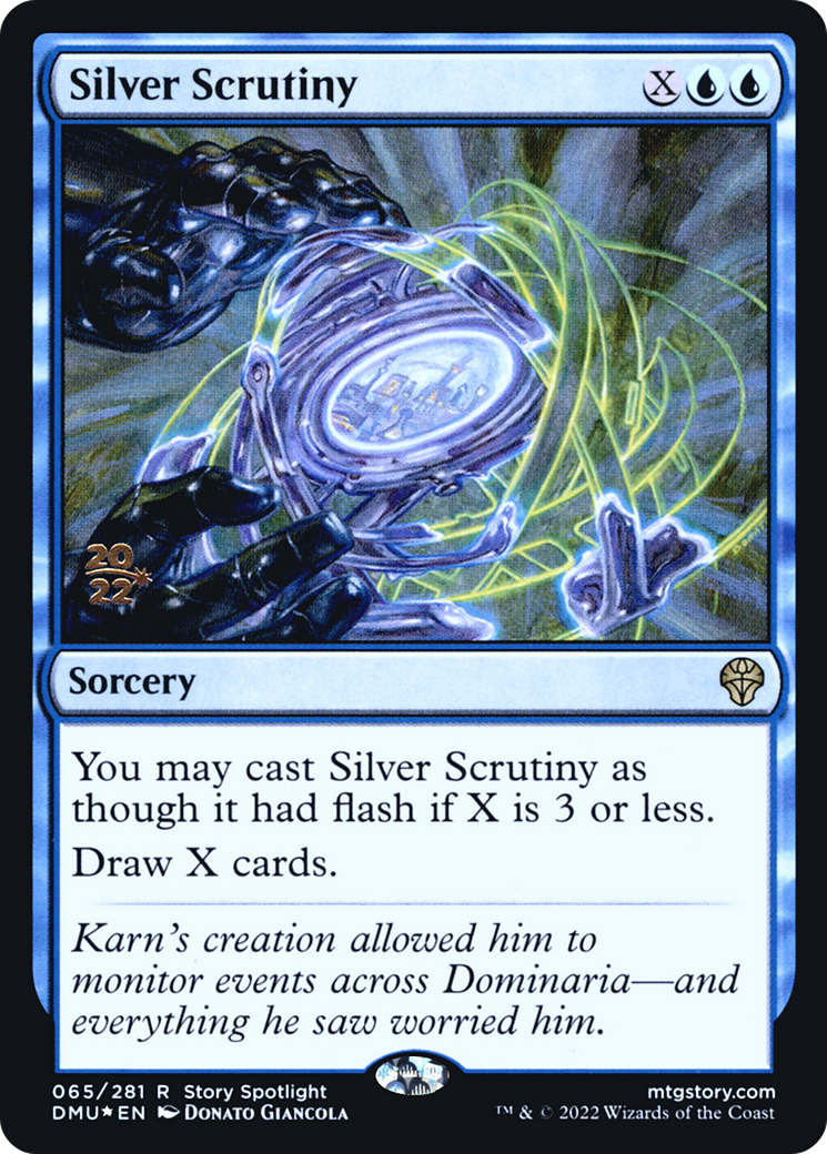 Silver Scrutiny [Dominaria United Prerelease Promos] | Grognard Games