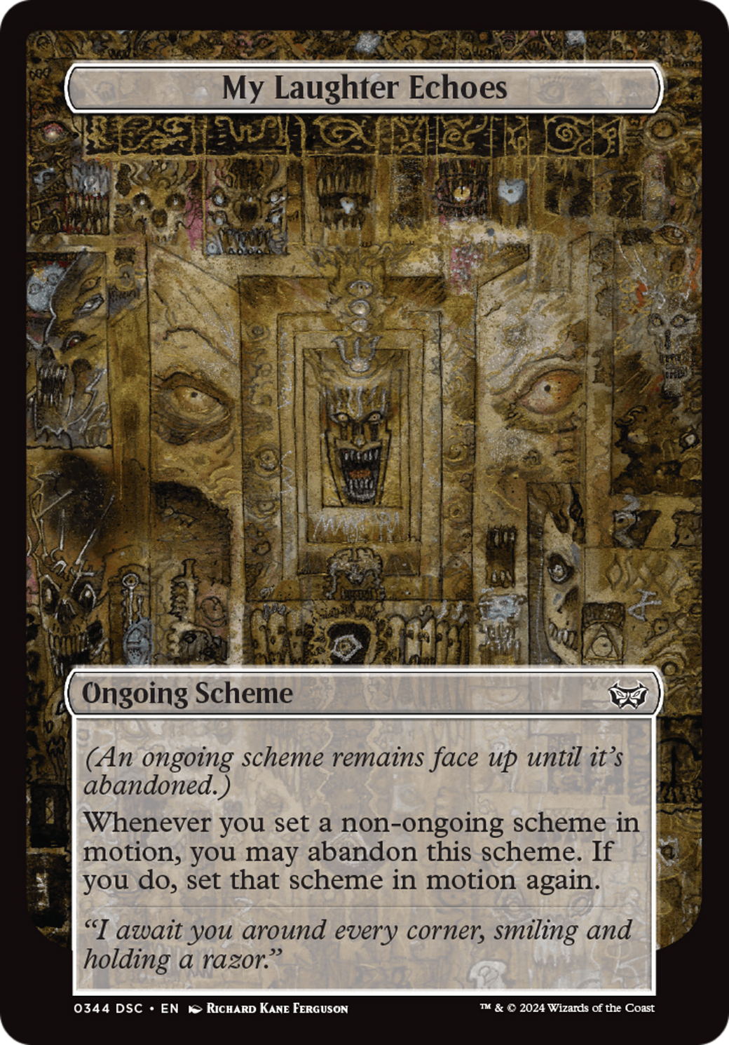 My Laughter Echoes (Full Art) [Duskmourn: Archenemy] | Grognard Games