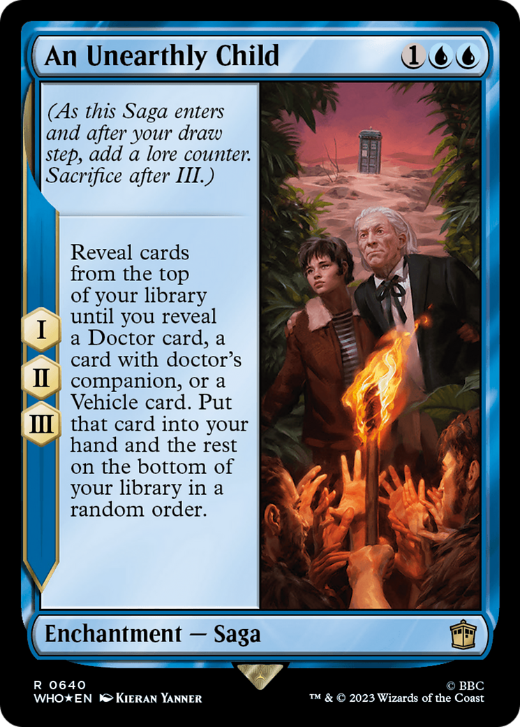 An Unearthly Child (Surge Foil) [Doctor Who] | Grognard Games
