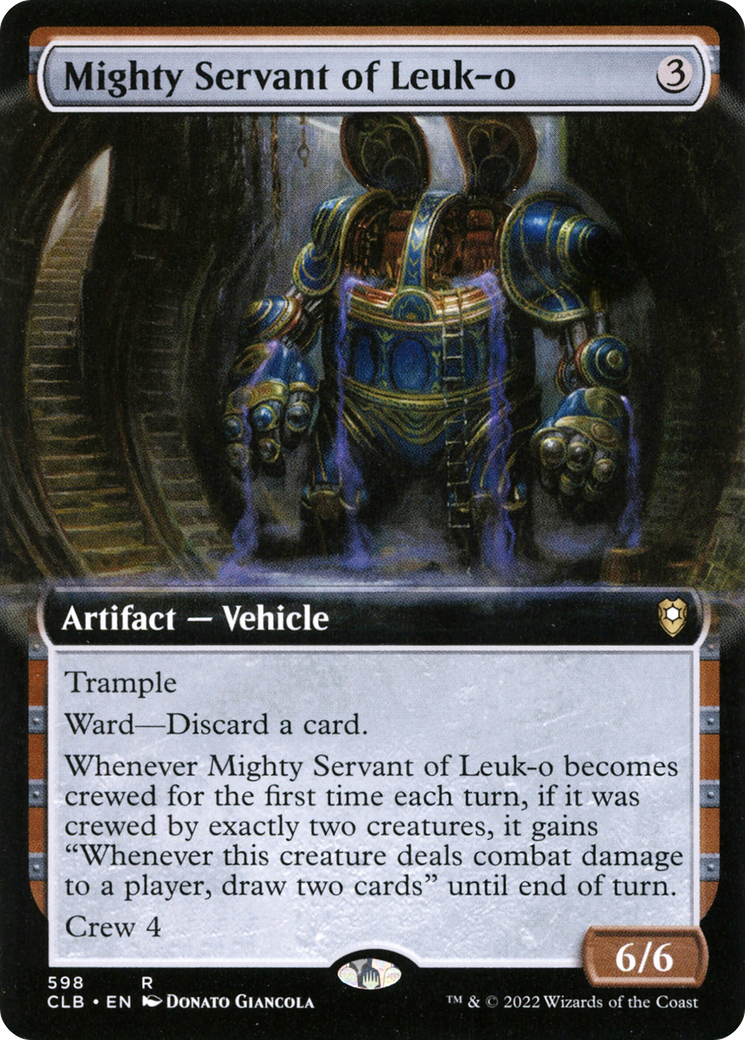 Mighty Servant of Leuk-o (Extended Art) [Commander Legends: Battle for Baldur's Gate] | Grognard Games