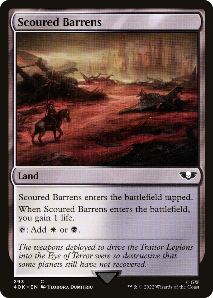 Scoured Barrens [Universes Beyond: Warhammer 40,000] | Grognard Games
