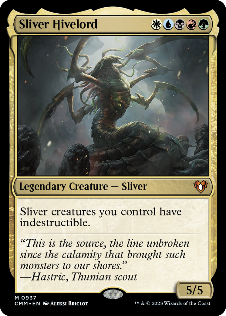 Sliver Hivelord [Commander Masters] | Grognard Games