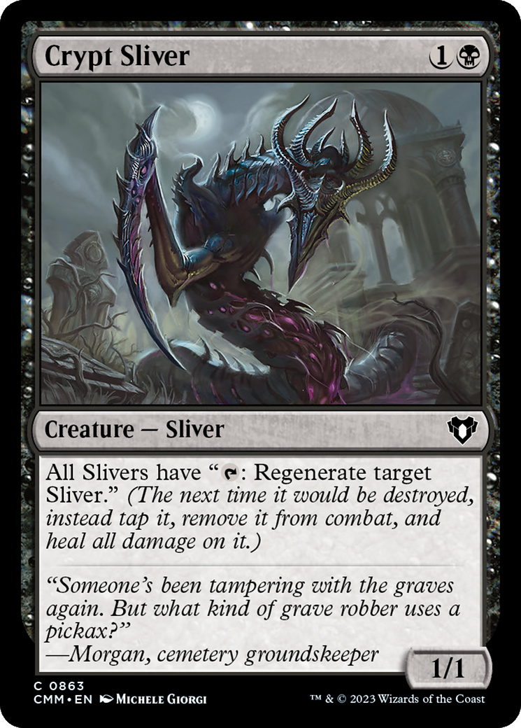 Crypt Sliver [Commander Masters] | Grognard Games