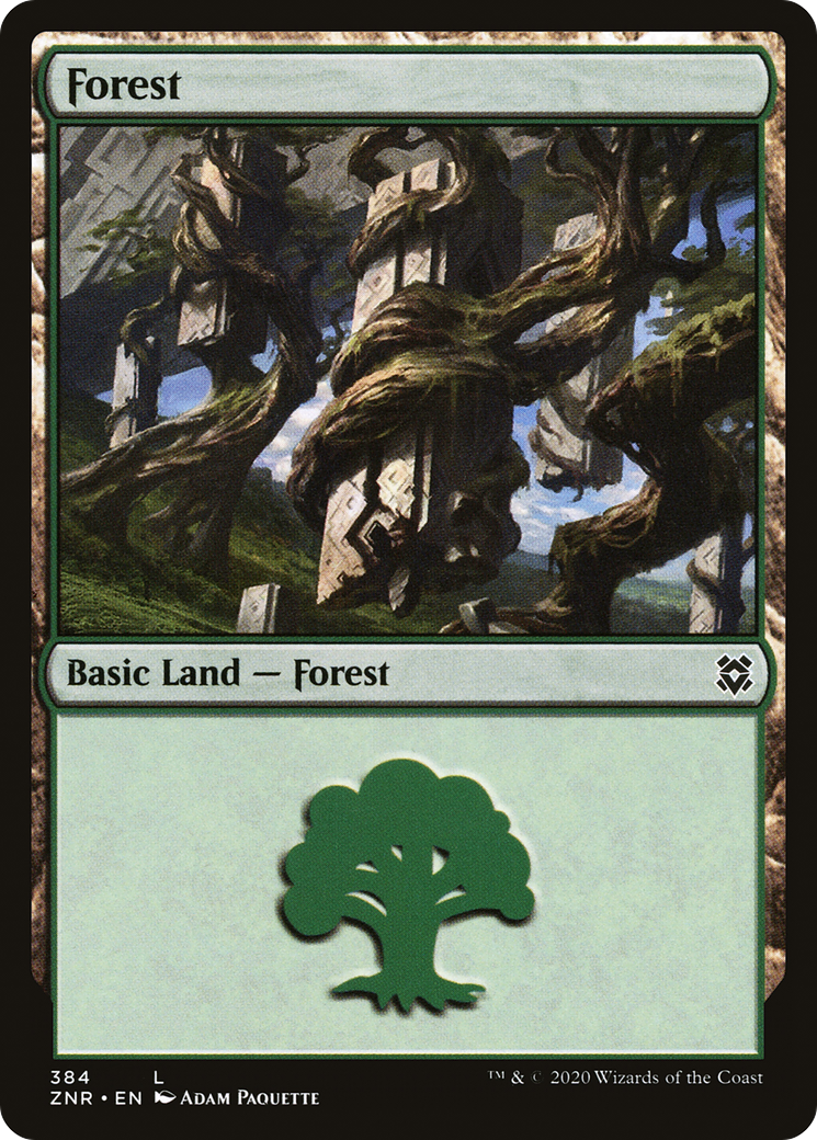 Forest (384) [Zendikar Rising] | Grognard Games