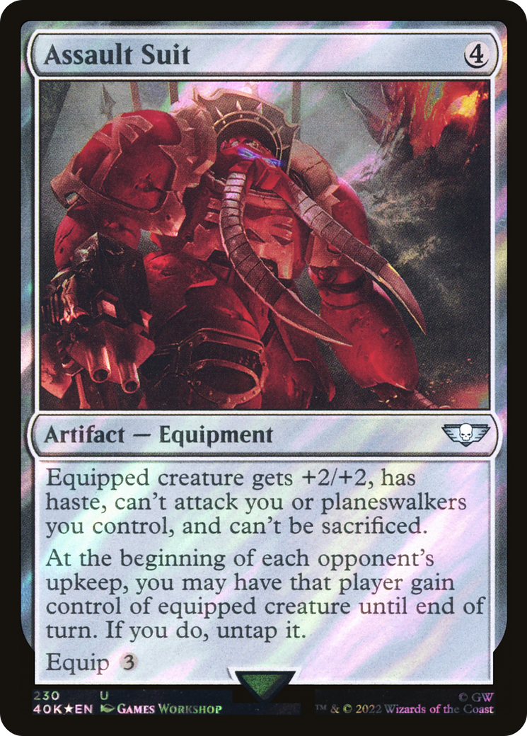 Assault Suit (Surge Foil) [Universes Beyond: Warhammer 40,000] | Grognard Games
