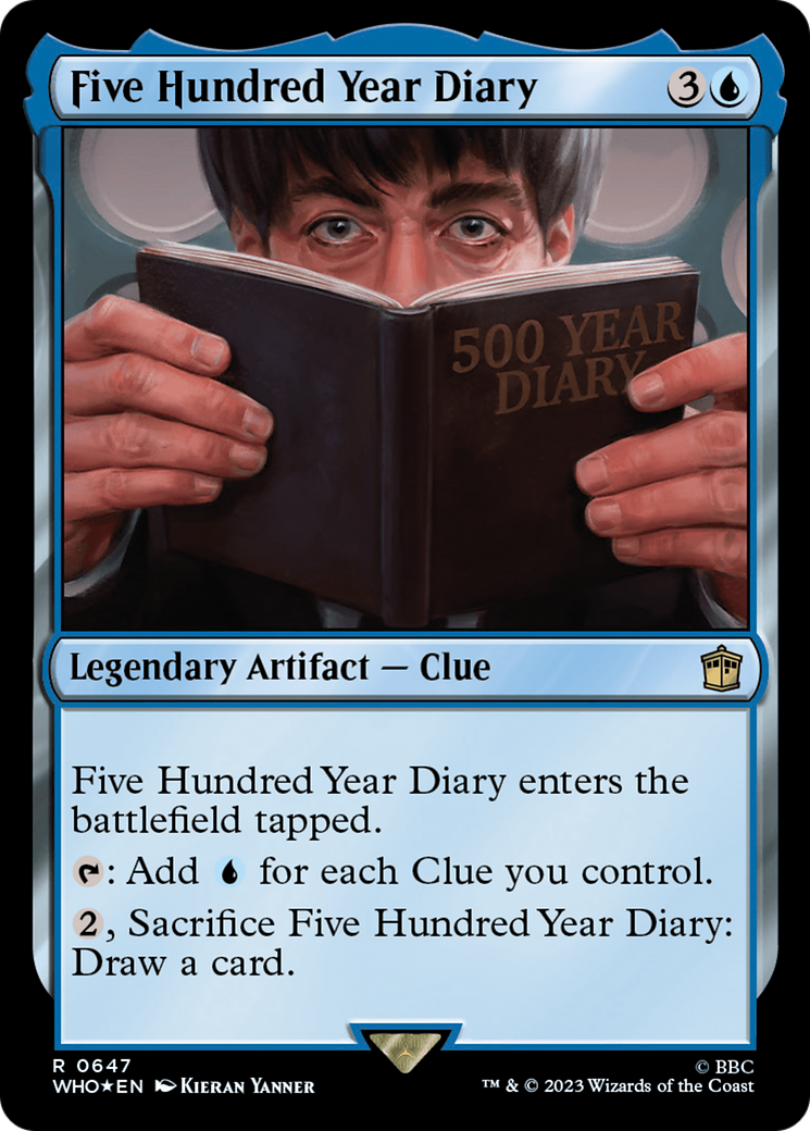 Five Hundred Year Diary (Surge Foil) [Doctor Who] | Grognard Games