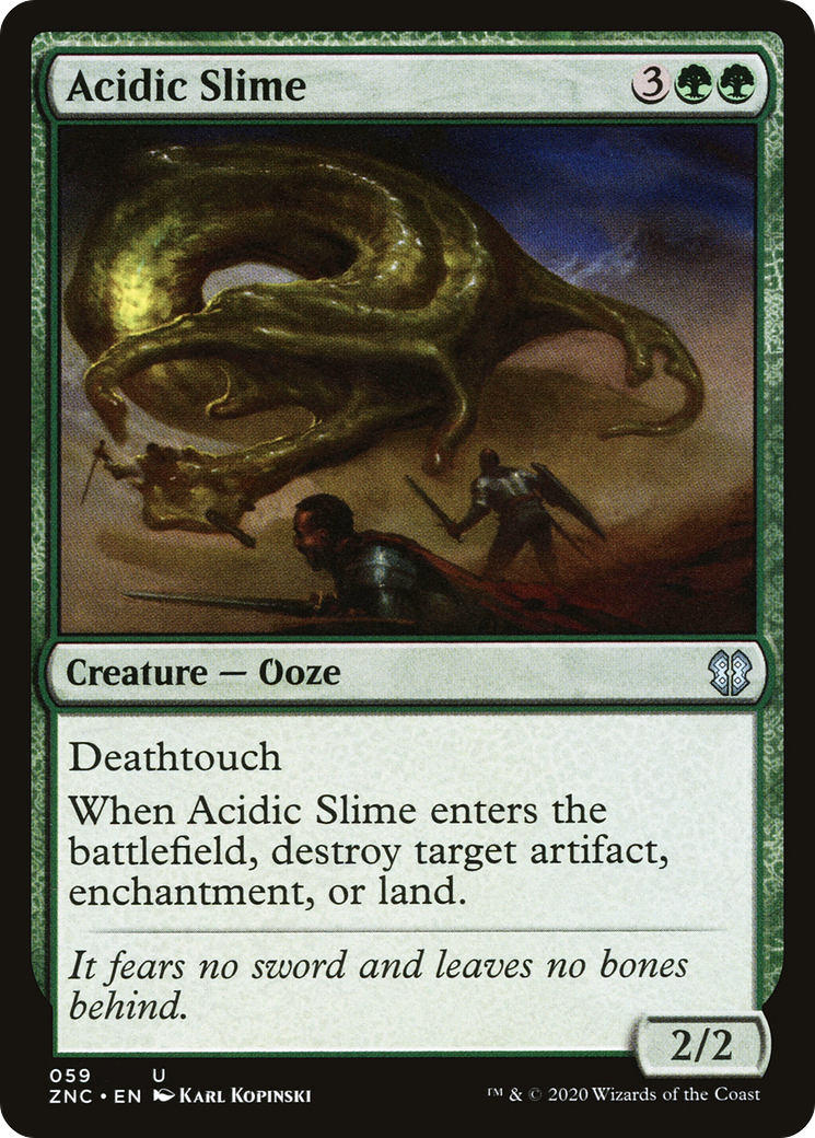 Acidic Slime [Zendikar Rising Commander] | Grognard Games