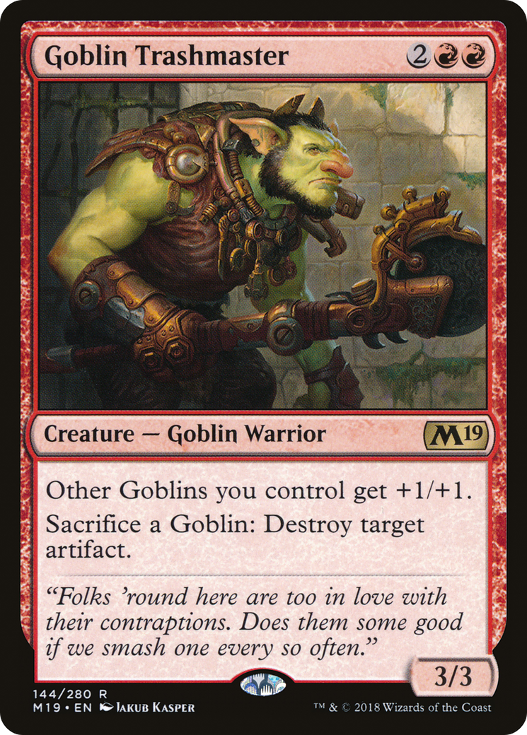 Goblin Trashmaster [Core Set 2019] | Grognard Games