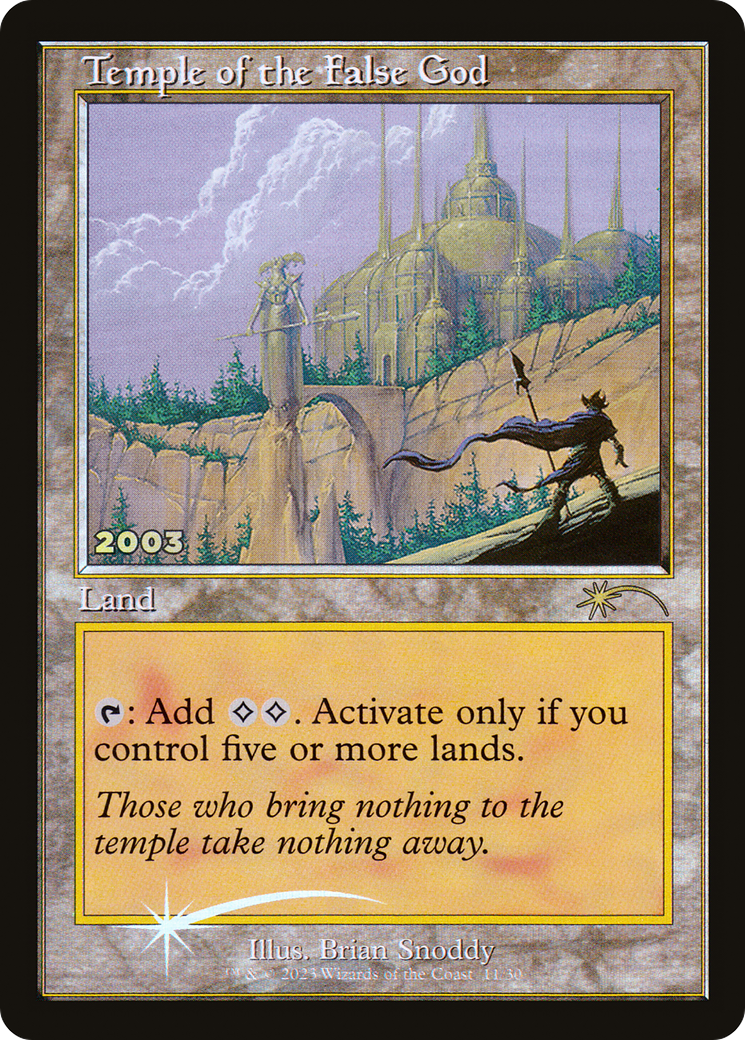 Temple of the False God [30th Anniversary Promos] | Grognard Games