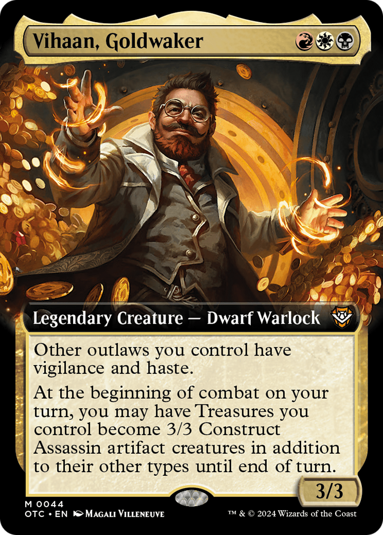 Vihaan, Goldwaker (Extended Art) [Outlaws of Thunder Junction Commander] | Grognard Games