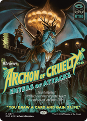 Archon of Cruelty (Showcase) [Duskmourn: House of Horror Commander] | Grognard Games