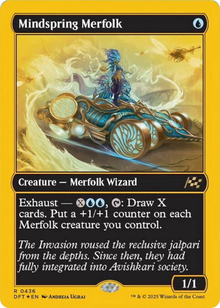 Mindspring Merfolk (First-Place Foil) [Aetherdrift] | Grognard Games