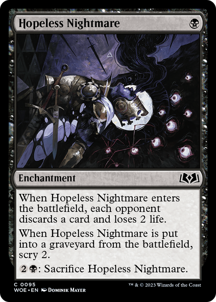 Hopeless Nightmare [Wilds of Eldraine] | Grognard Games