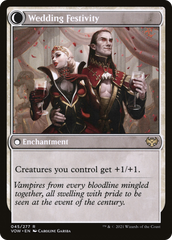 Wedding Announcement // Wedding Festivity (VOW-045) - Innistrad: Crimson Vow: (Double Faced Transform) Foil | Grognard Games