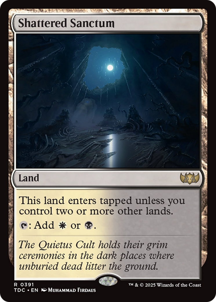 Shattered Sanctum [Tarkir: Dragonstorm Commander] | Grognard Games