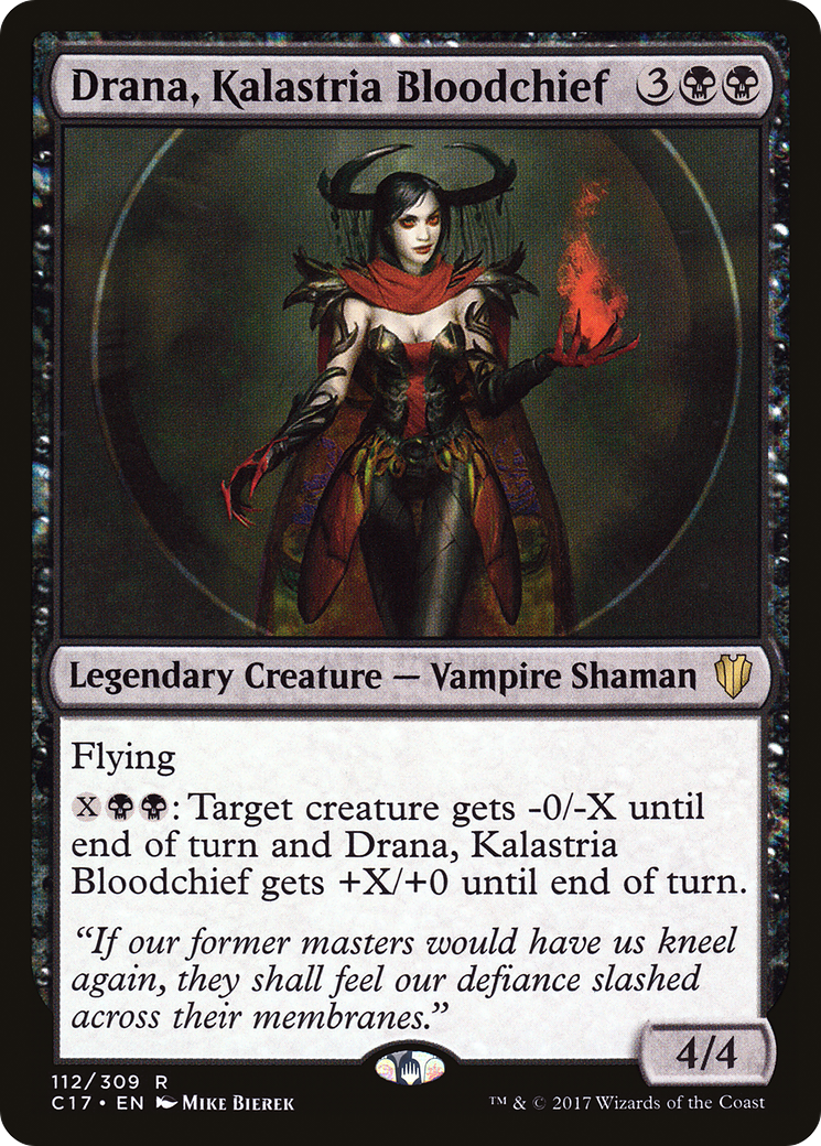 Drana, Kalastria Bloodchief [Commander 2017] | Grognard Games